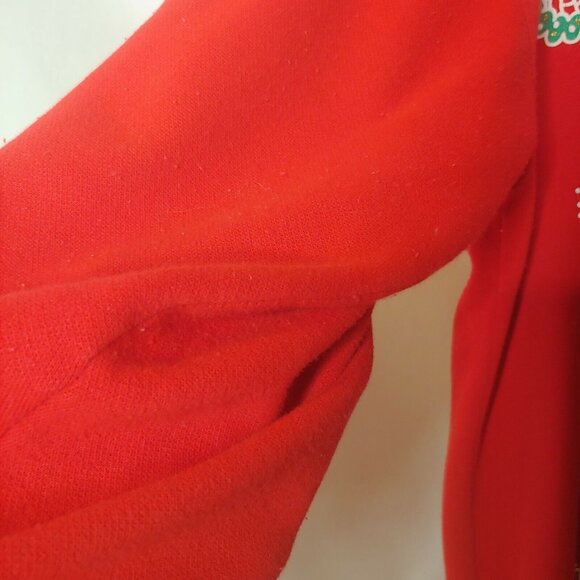 Vintage Christmas Nightgown OSFM S-XL Red Christmas Bears Cat Glitter Retro - Picture 10 of 10